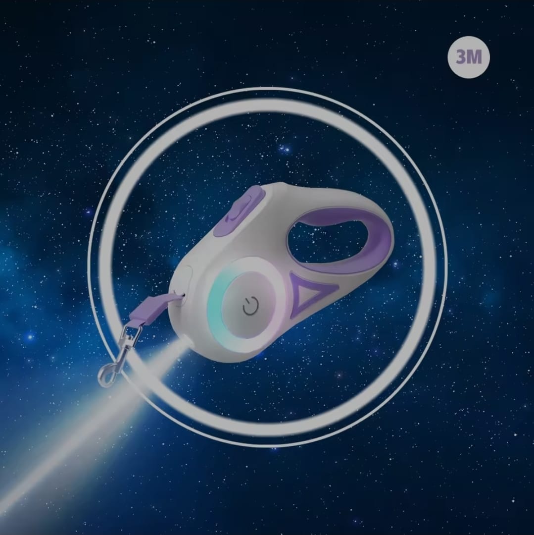 Die neue Hype-Hundeleine mit LED-Licht für Hunde - 3m/5m